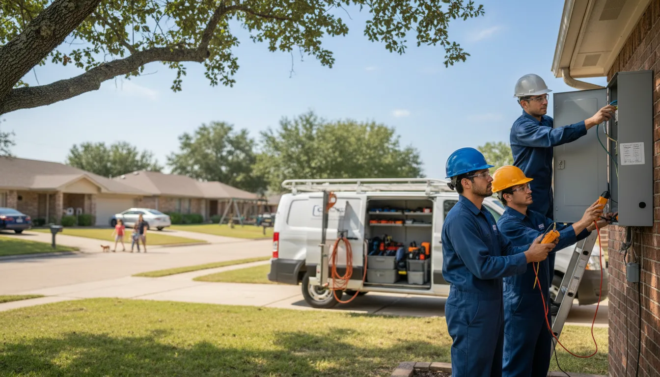 Certified electrician providing emergency electrical services in Celoron, NY